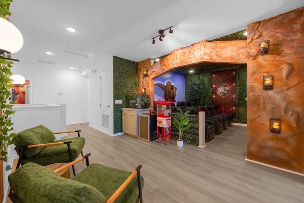 A themed decorated room