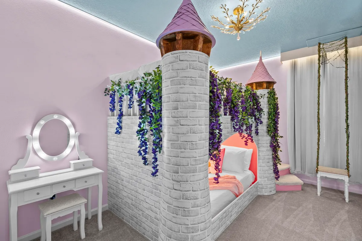 A themed decorated room